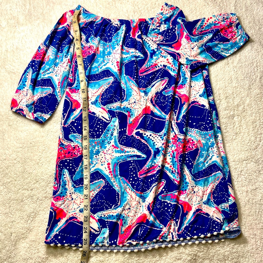 Lilly Pulitzer Starfish Off the shoulder Dress